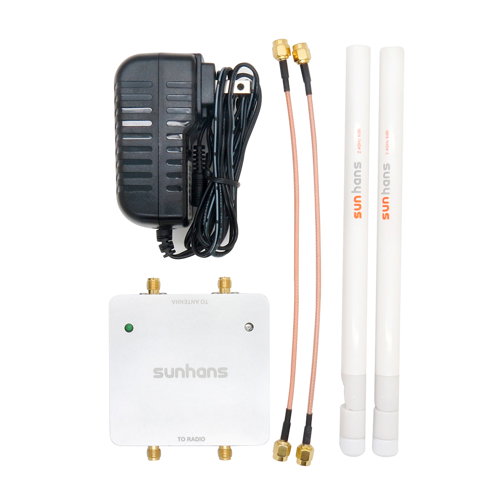 Sunhans SH-24Gi1000D2P 2.4GHz 1000mW 2T2R 300Mbps MIMO WiFi Signal Booster For house, office & publics - Image 4